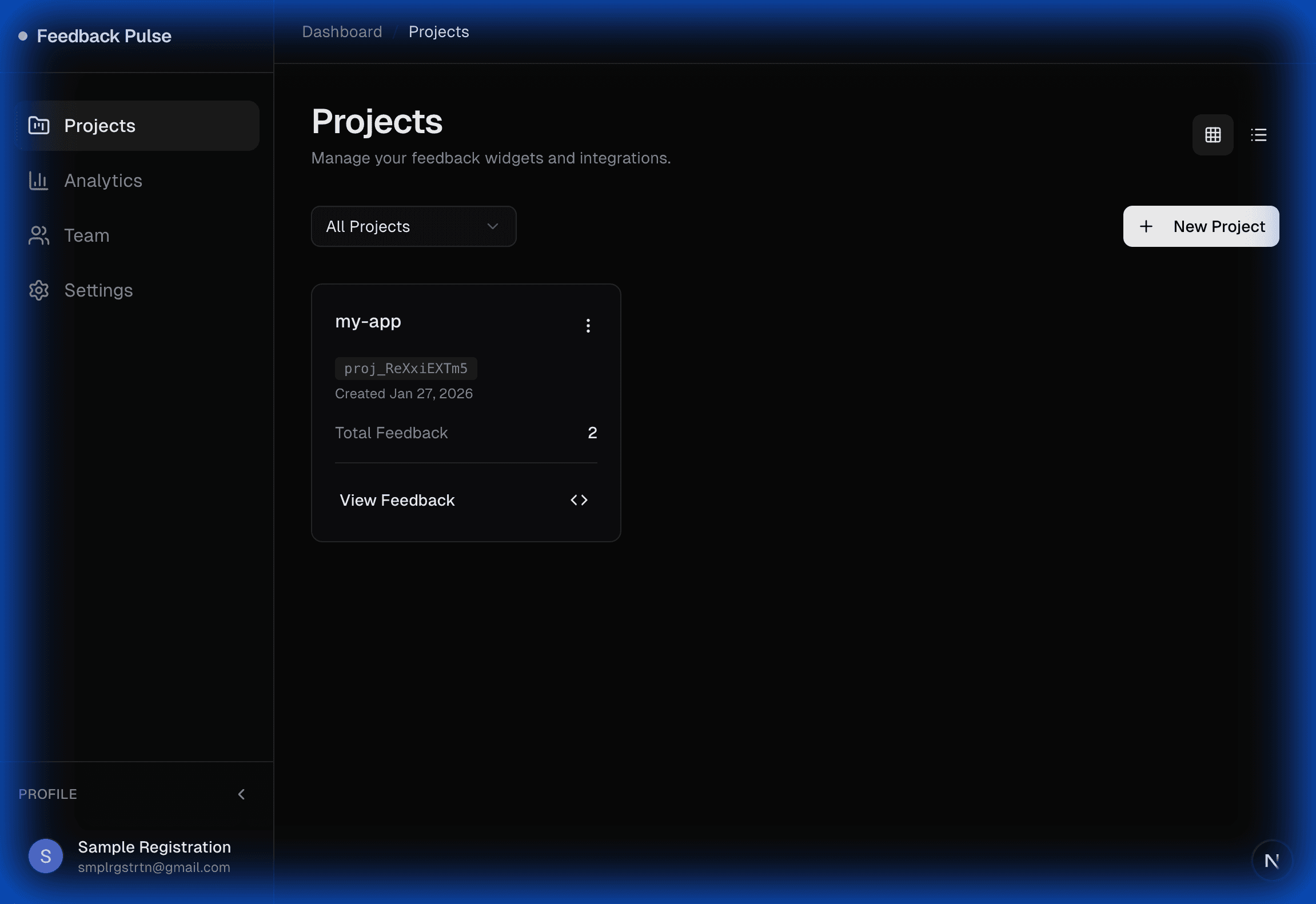 Feedback Pulse Dashboard